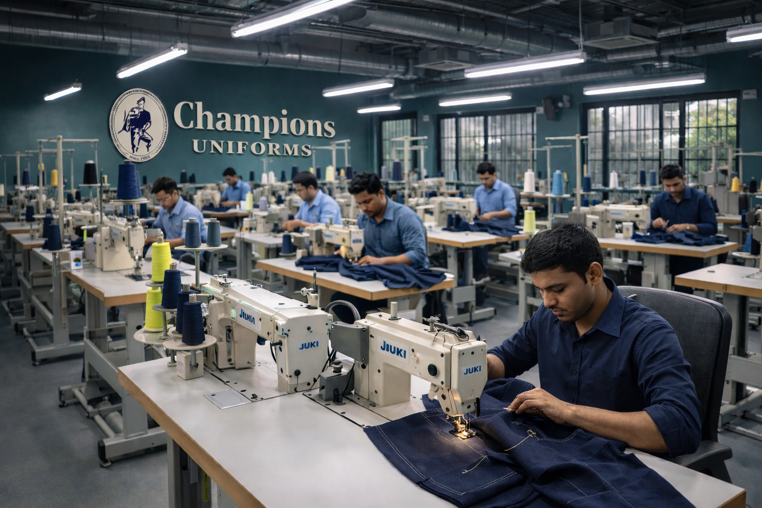 Showroom and tailoring team